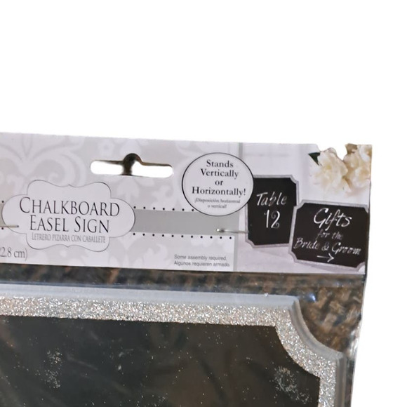NIB- 12 Freestanding Signs Party- Wedding-Table-Menu Chalkboard Signs 7" x 9" - Picture 3 of 7